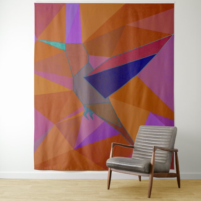 Tenture Colibri (En situation)