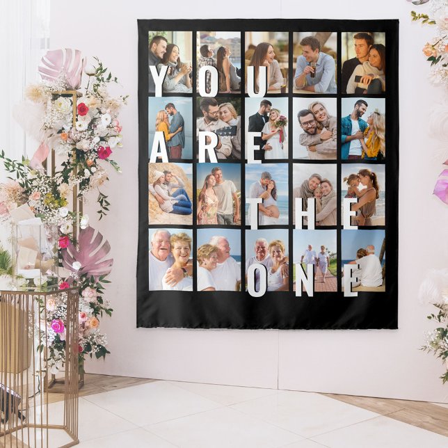 Tenture Collage photo Vous êtes la toile de fond d'une pho (Créateur téléchargé)