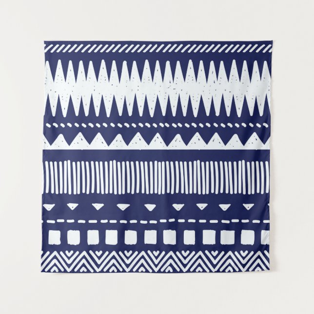 Tenture Coloré tribal ethnique sans couture motif (Devant)