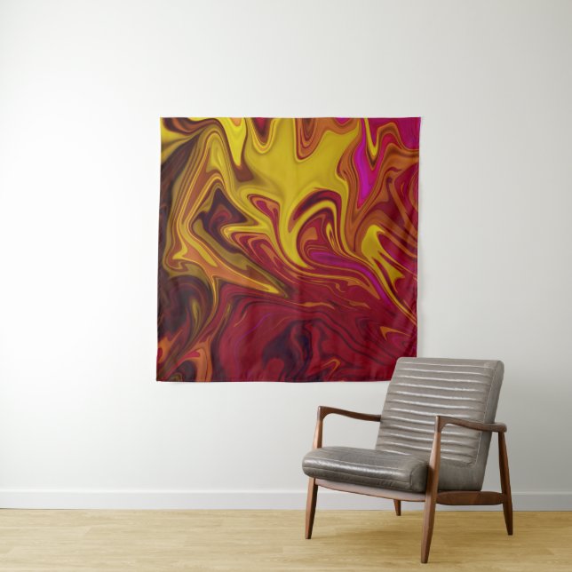 Tenture Colorful abstract painting (En situation)