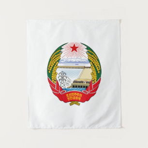 Tenture Communiste socialiste de Juche d'emblème du DPRK