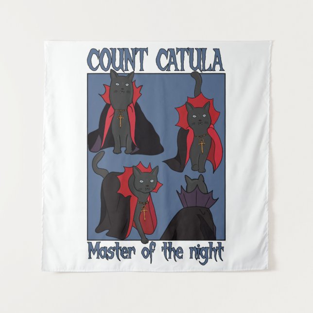 Tenture Comte Catula Maître de la Nuit (Devant)