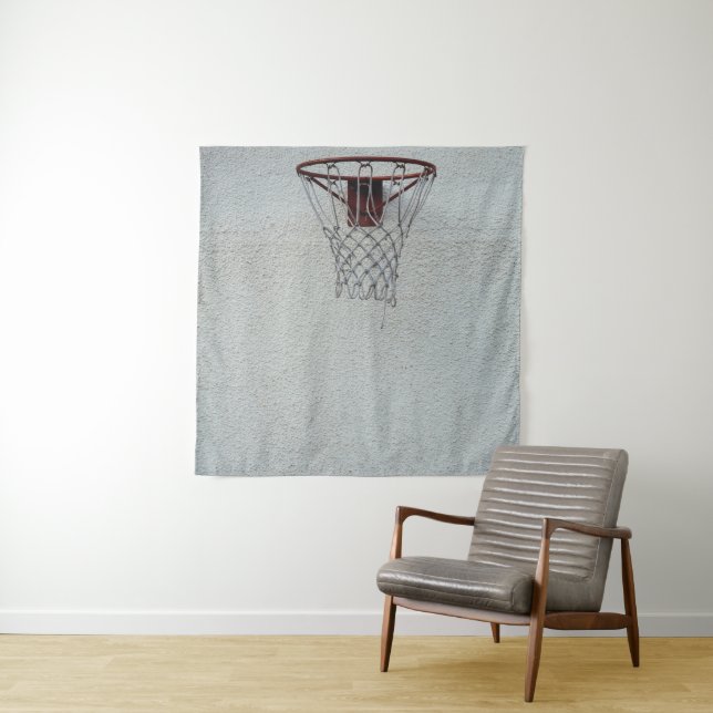 Tenture Conception de basketball (En situation)