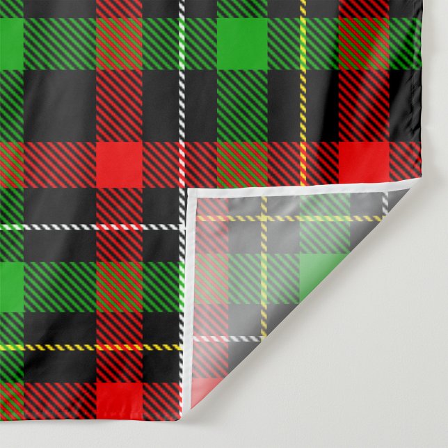 Tenture Conception de carreaux en flanelle rouge vert blan (Créateur téléchargé)