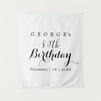 Tenture Conception de fête d'anniversaire en typographie m