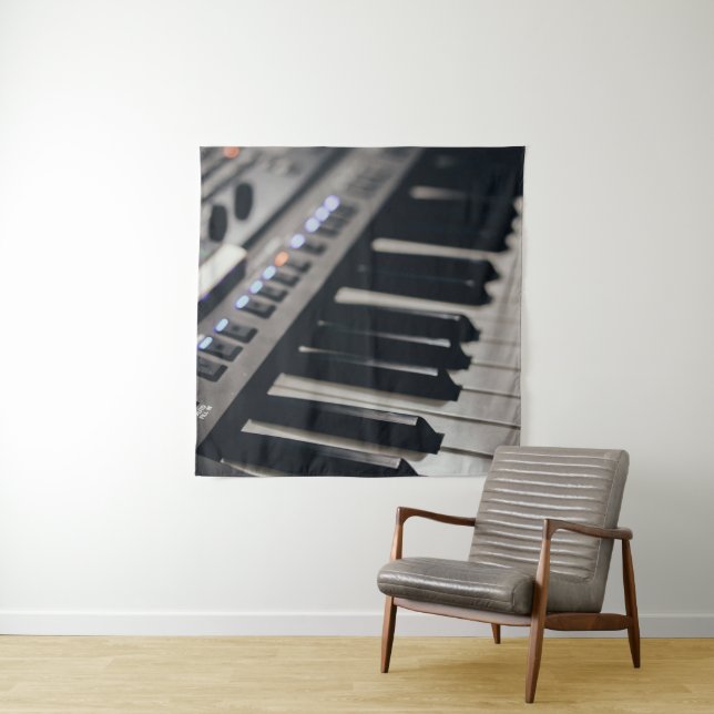 Tenture Conception de piano mignonne (En situation)