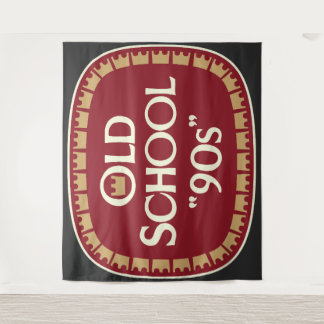 Tenture Conception d'étiquette de malt liquor Old School 9