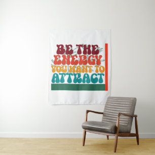 Tenture Conception graphique de l'énergie positive