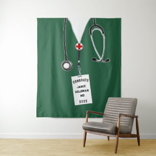 Tenture Congrats Médicales personnalisés