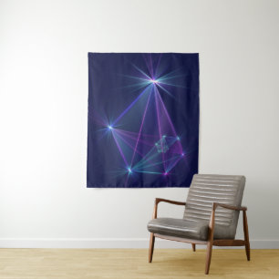 Tenture Constellation, Art Fractal Abstrait Fantastique