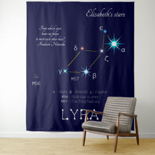 Tenture Constellation de l'hémisphère nord Lyre