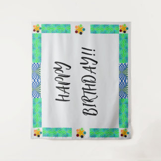 Tenture Contexte d'anniversaire