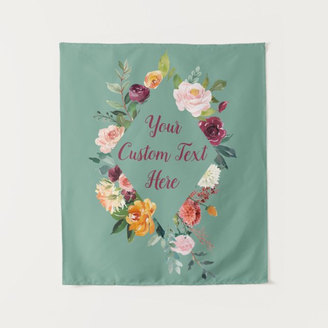 Tenture Contexte mariage de automne Automne Photo Booth Ta (Devant)