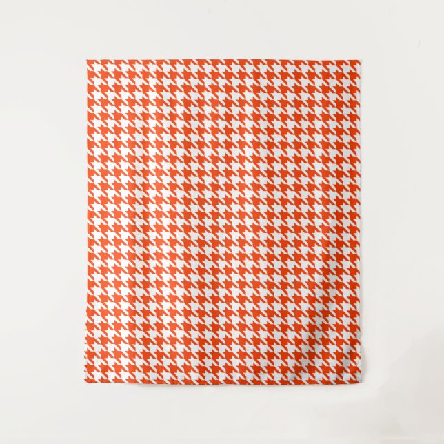 Tenture Contrôle de la jambe orange et blanche (Devant)