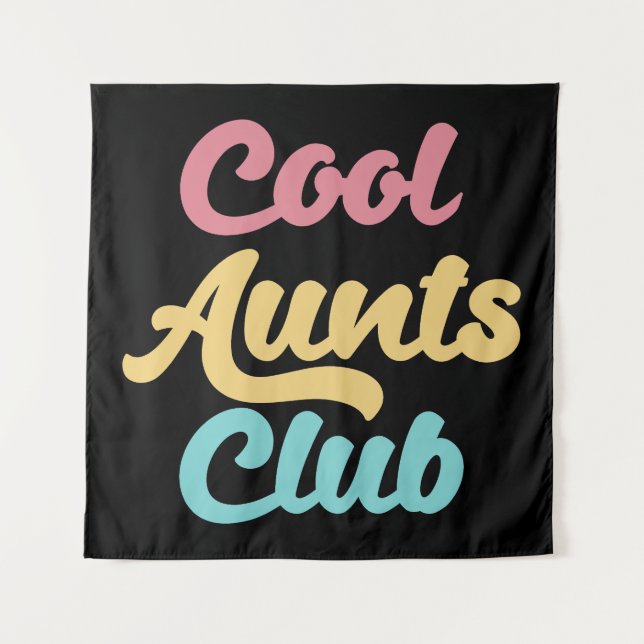 Tenture Cool Aunts Club II (Devant)
