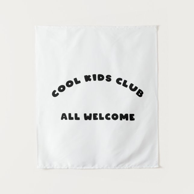 Tenture Cool Kids All Welcome (Devant)