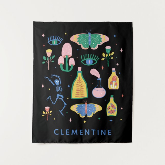 Tenture Cool Potion magique Apothécaire Alchimie personnal (Devant)