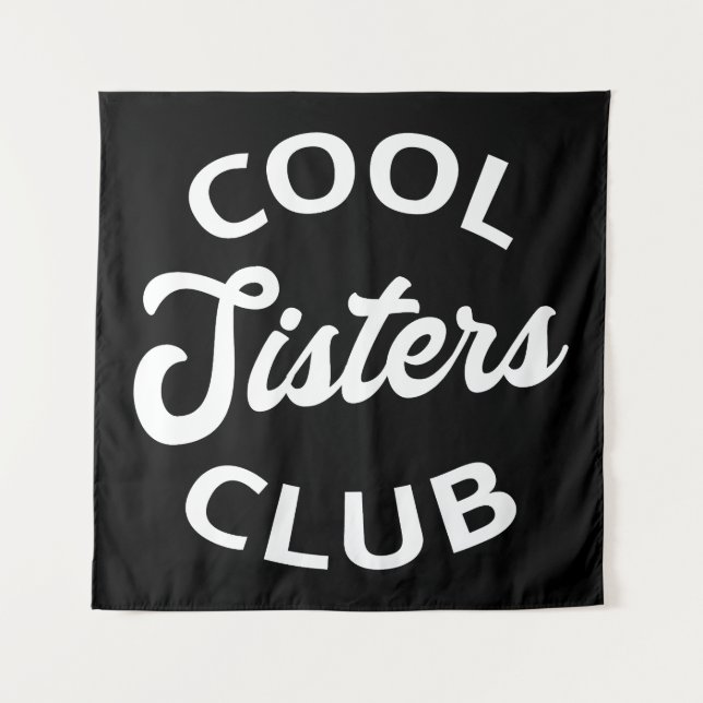 Tenture Cool Sisters Club I (Devant)