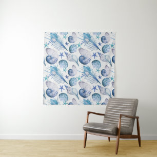 Tenture Coquilles d'aquarelle