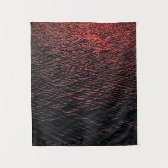 Tenture Corps d'eau au coucher du soleil (Devant)