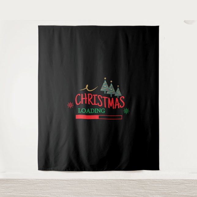 Tenture Correspondance famille Noël Chargement (Devant)