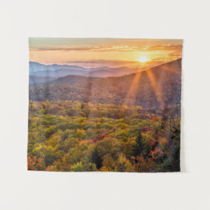 Tenture Coucher de soleil automnal depuis Beacon Heights