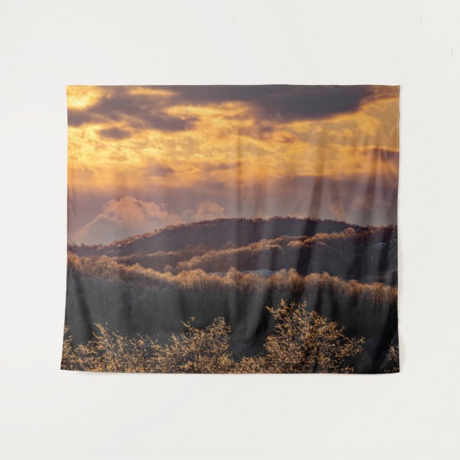 Tenture Coucher de soleil Icy (Devant (Horizontal))