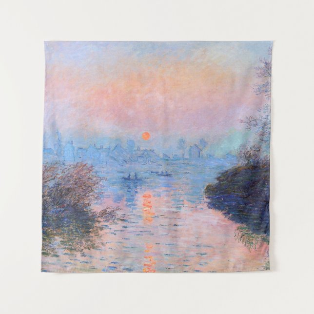 Tenture Coucher de soleil sur la Seine Claude Monet (Devant)