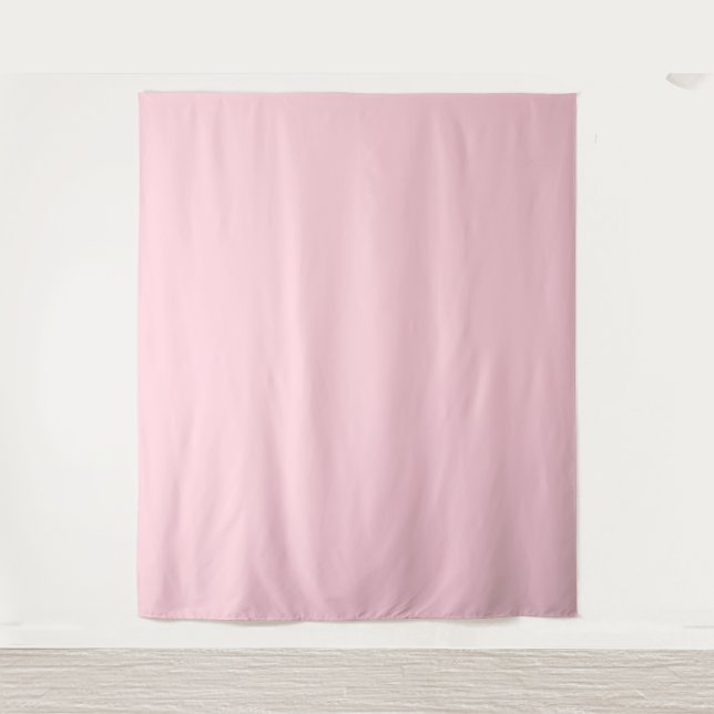 Tenture Couleur uni rose pastel | Classique | Élégant (Devant)