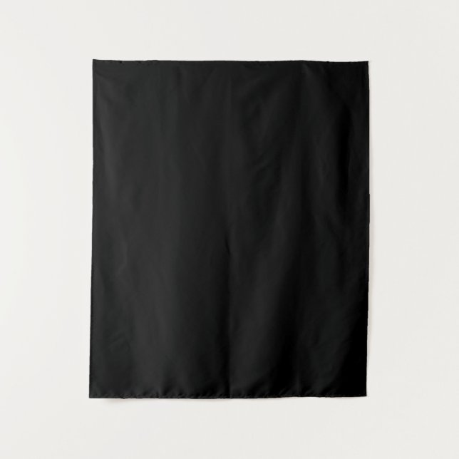 Tenture Couleur unie noire simple (Devant)
