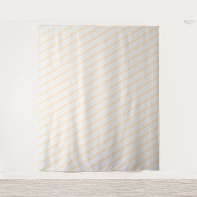 Tenture Couleurs pastel unies rayures professionnel minima (Devant)