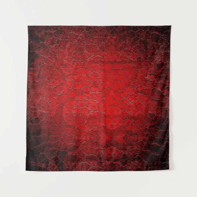 Tenture Coupe noire de la texture rouge (Devant)