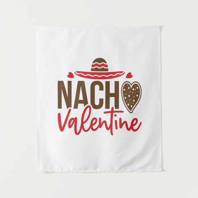 Tenture Couple Cadeau Nacho Valentine (Devant)