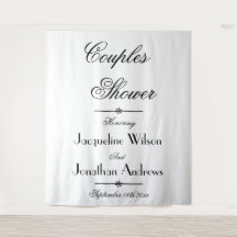 Couples nuptiaux Script de douche Photo Booth Arri