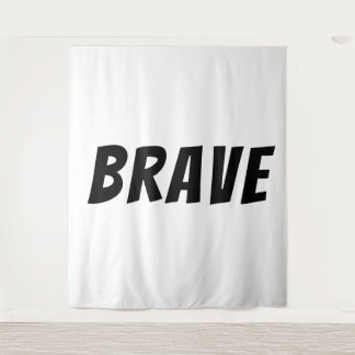 Tenture Courageux Motivation Inspiration