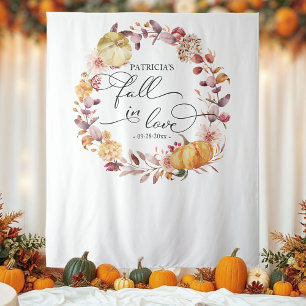 Tenture Couronne de citrouille de l'automne Toile de fond 