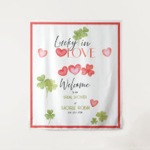 Couverture Lucky in Love feuilles et cœurs : Baby