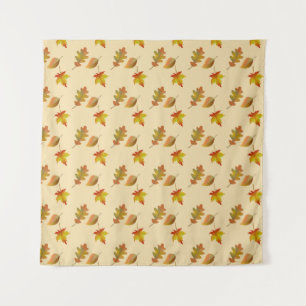 Tenture Cozy autumn maple leaves oak leaves