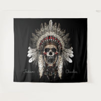 Crâne tribale indienne de Cherokee