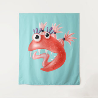 Tenture Crazy Funny Caractère Whimsical Art