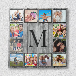 Tenture Create Your Custom Photo Collage Rustic Farmhouse