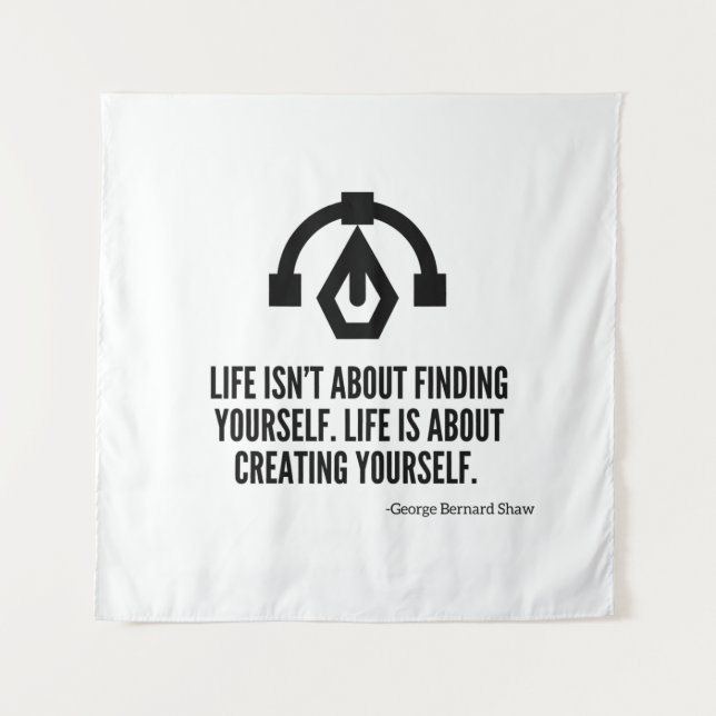 Tenture Creating yourself (Devant)