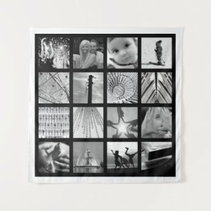 Tenture Création d'un collage de photos Art de la tapisser