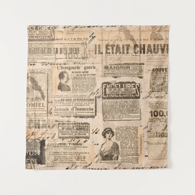 Tenture Creative vintage style background. Paper texture.  (Devant)