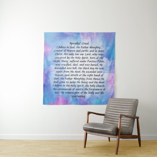 Tenture Credo des apôtres (En situation)