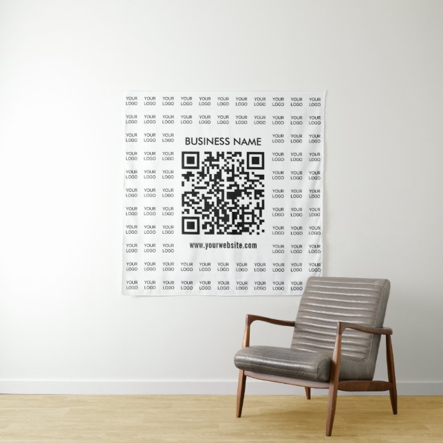 Tenture Créer instantanément du code QR scannable et du Mo (En situation)