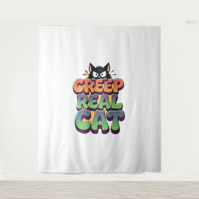 Tenture Creer It Real Cat (Devant)