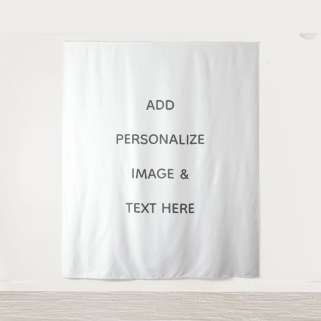 Tenture Créez Votre Propre blanc Extra-Large (Devant)