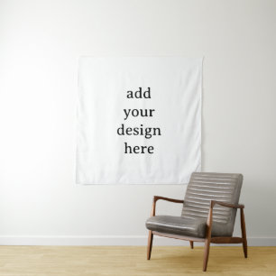 Tenture Créez Votre Propre Carré Personnalisé Simple 57" x