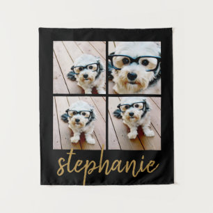 Tenture Créez votre propre collection de 4 photos - Script